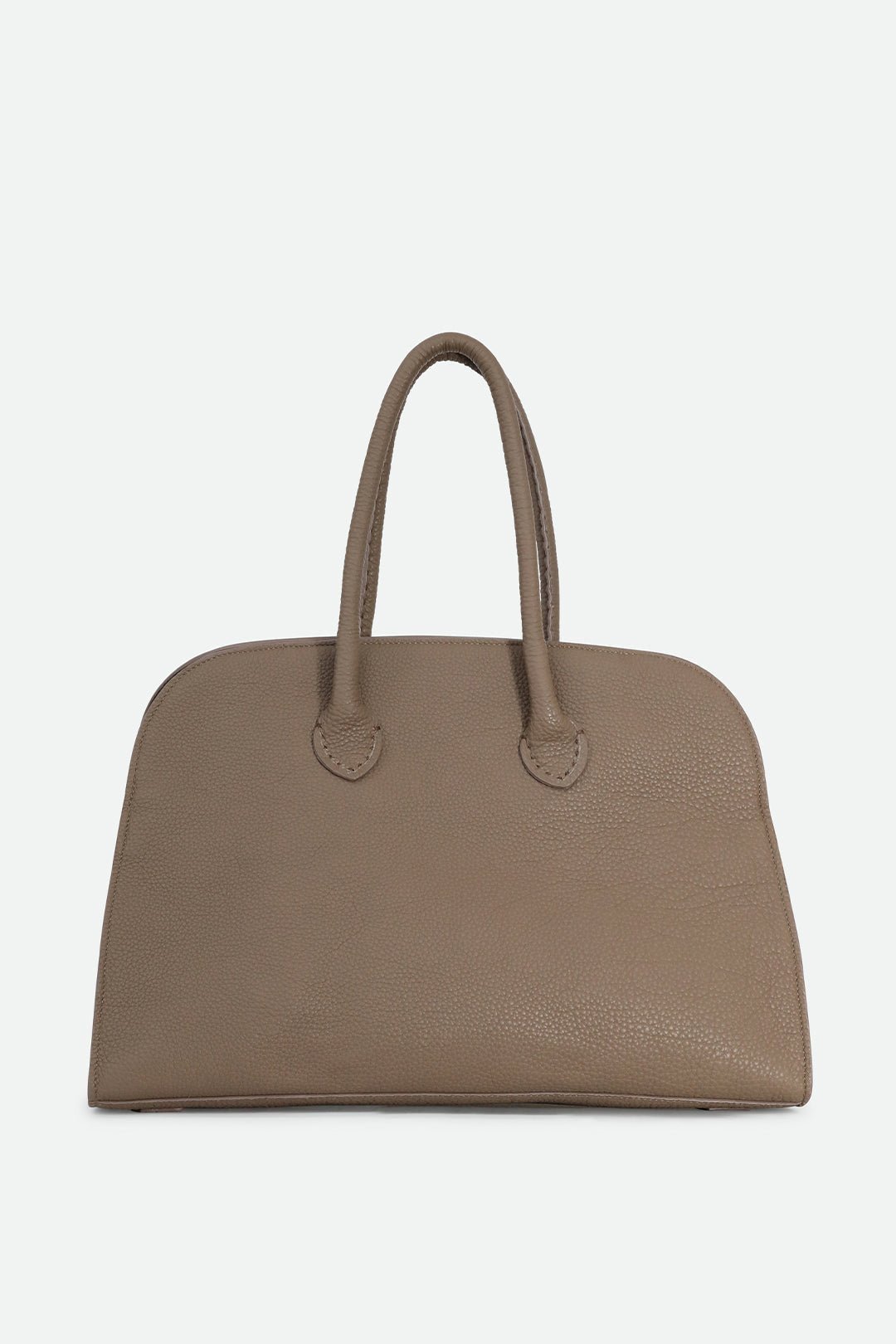 HANDBAG IN FRENCH CALFSKIN TAUPE